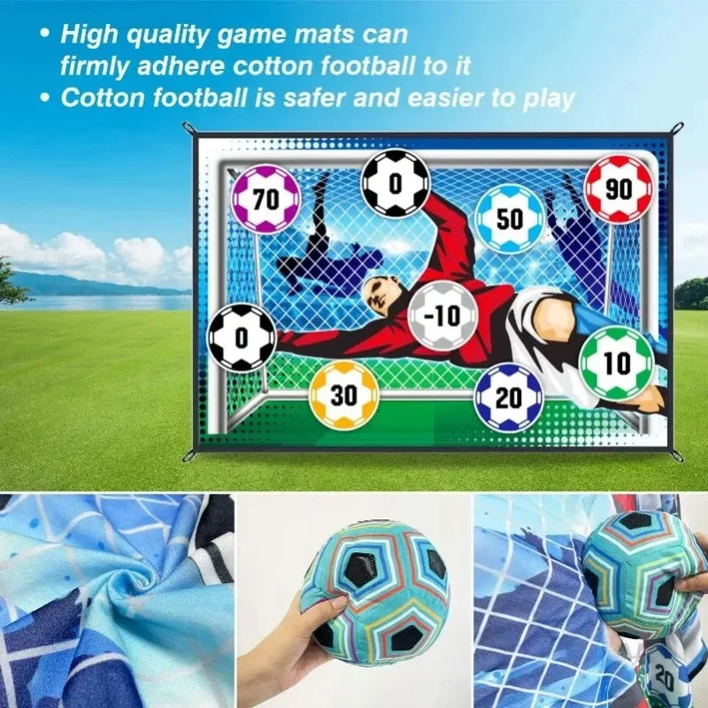 Kids Soccer Goal Game Mat – Indoor & Outdoor Sports Play Set