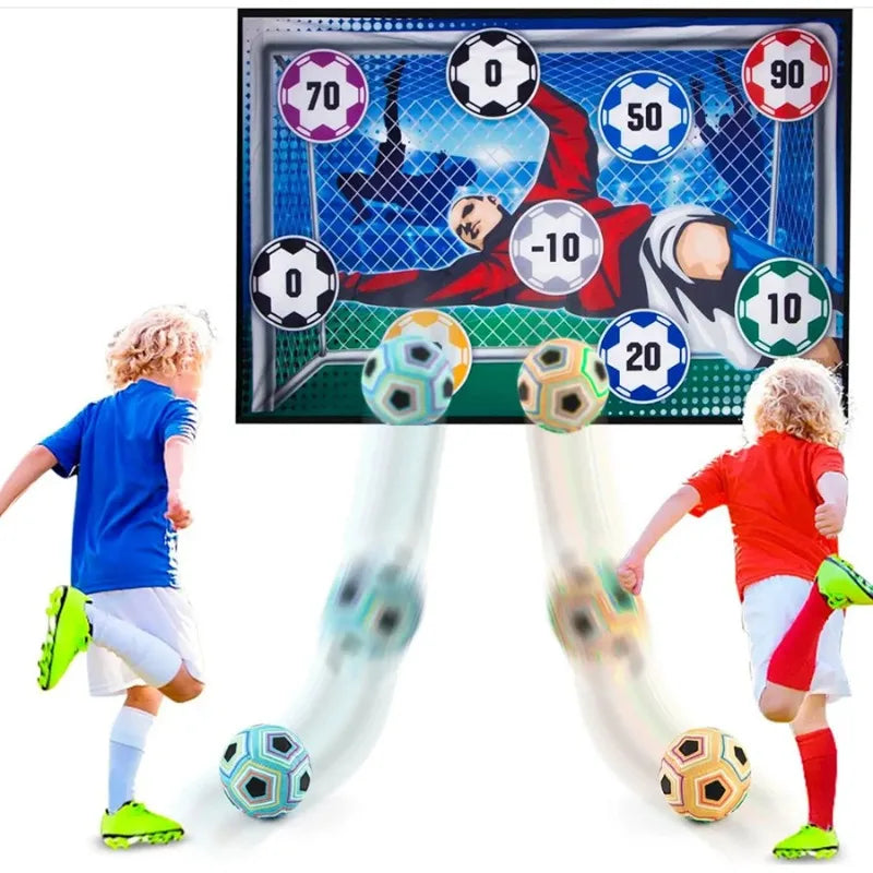 Kids Soccer Goal Game Mat – Indoor & Outdoor Sports Play Set