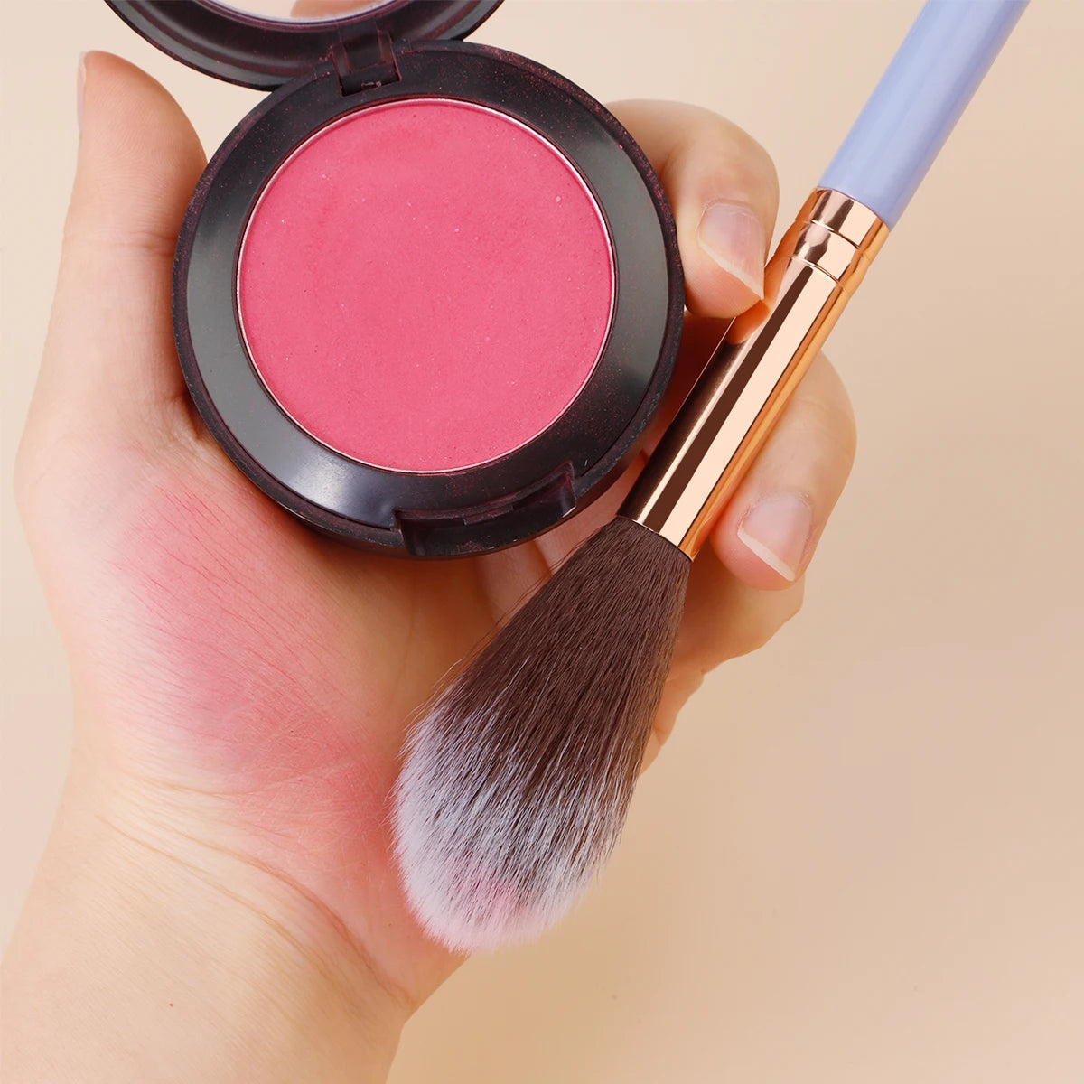 Professional Blush & Highlight Brush Set
