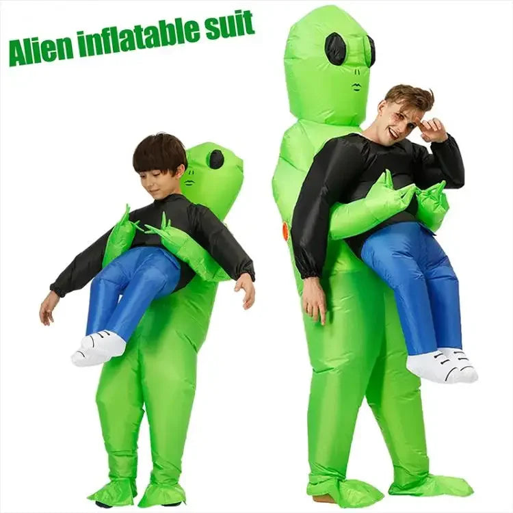 Inflatable Alien Costume – Funny Blow-Up Halloween Costume for Kids