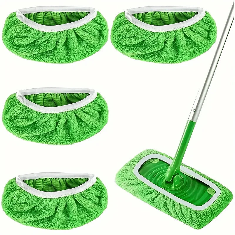 Reusable Mop Pads 4-Pack – High Water Absorption Microfiber