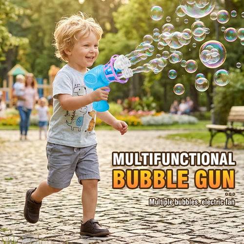 Automatic Bubble Gun – Fun Outdoor Bubble Blaster for Kids