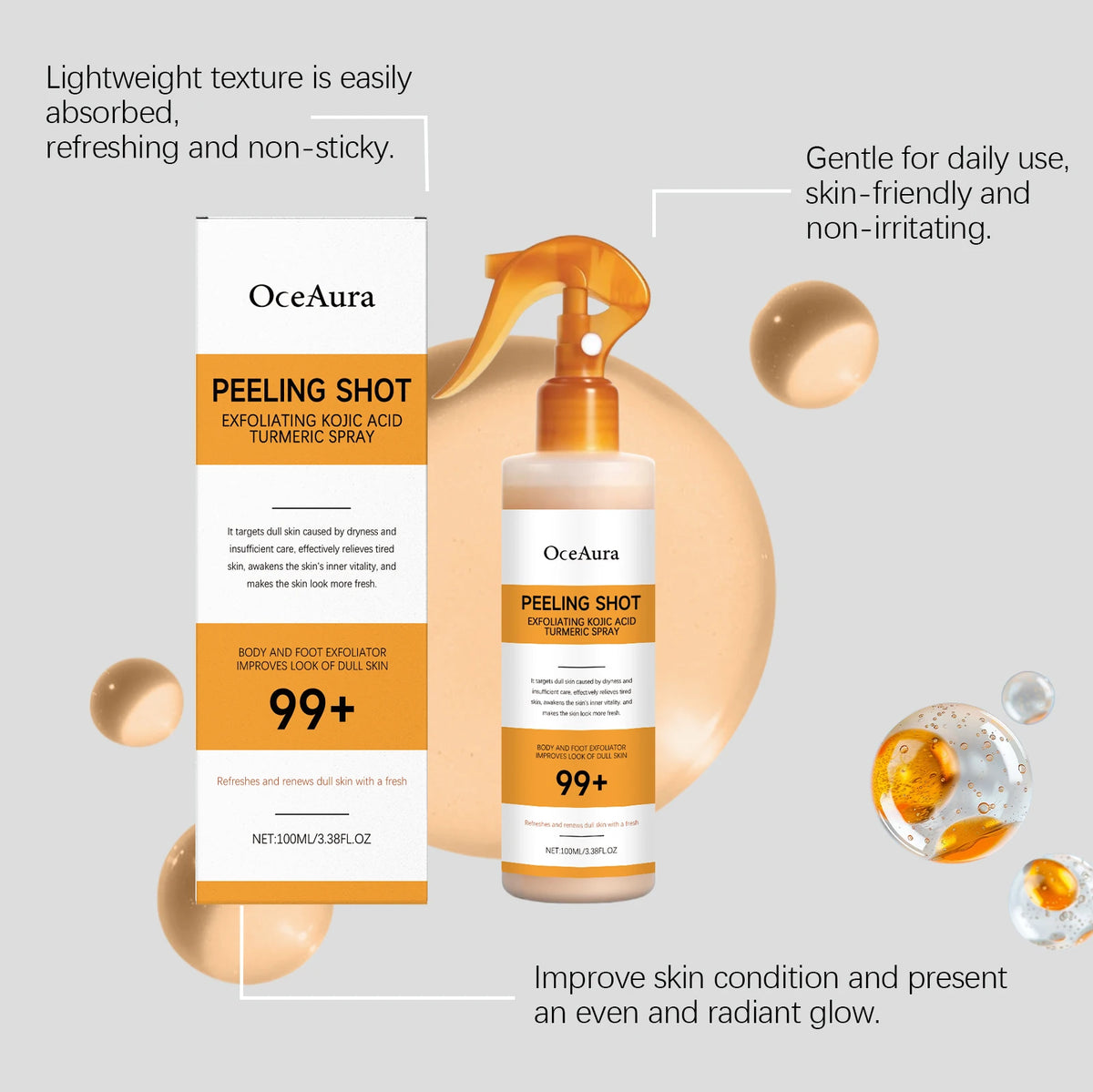 Kojic Acid Turmeric Spray