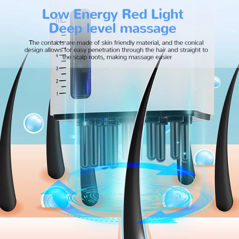 Electric Scalp Massager with Oil Applicator