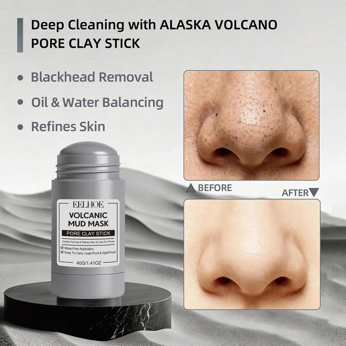 Volcano Green Tea Pore Cleansing Mask Stick