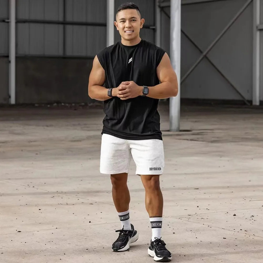 Men's Quick-Dry Sleeveless Athletic Shirt