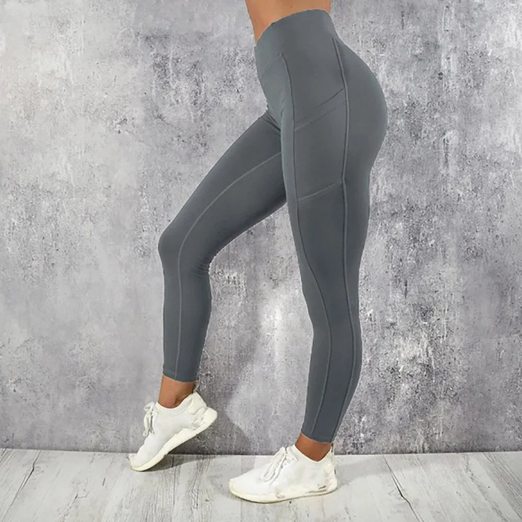 Women's High Waist Yoga Leggings with Pockets