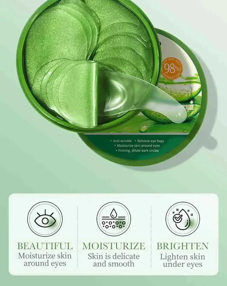 Aloe Vera Collagen Eye Mask - Anti Dark Circles (60pcs)