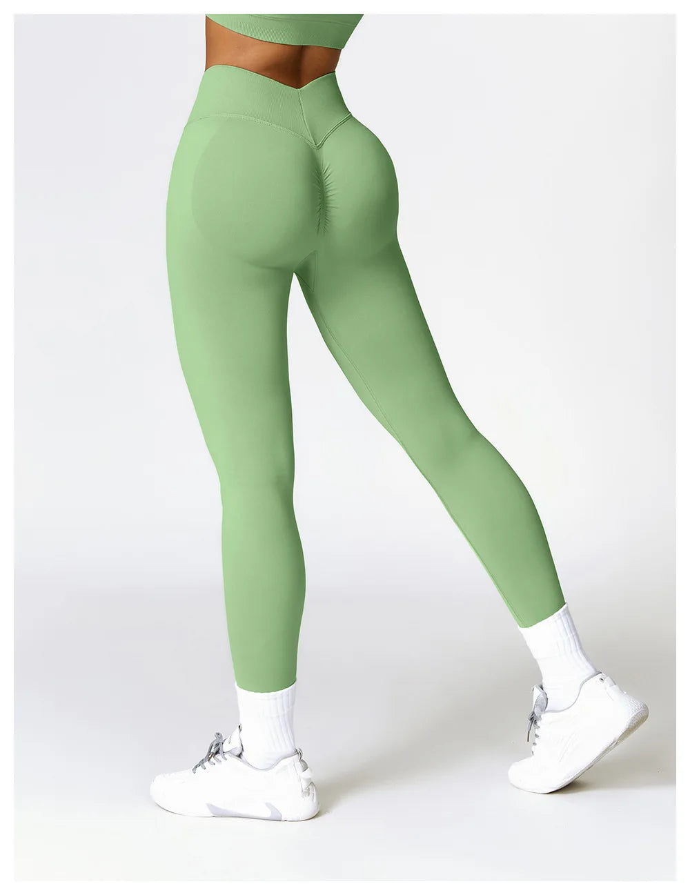 ScrunchCurve V-Back High-Waist Workout Leggings