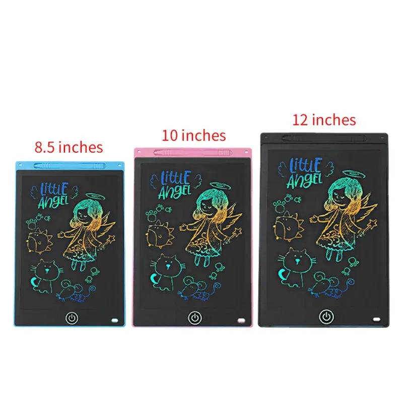 Kids LCD Drawing Tablet – Rechargeable Erasable Doodle Board