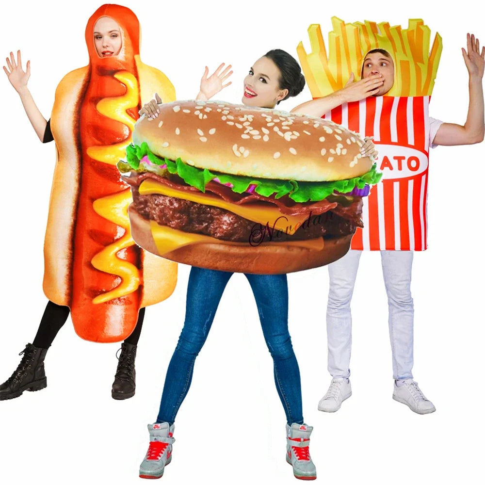 Halloween Pizza Costume – Funny Food Cosplay Outfit for Adults & Families