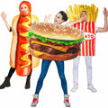 Halloween Hot Dog Costume – Funny Food Jumpsuit for Adults
