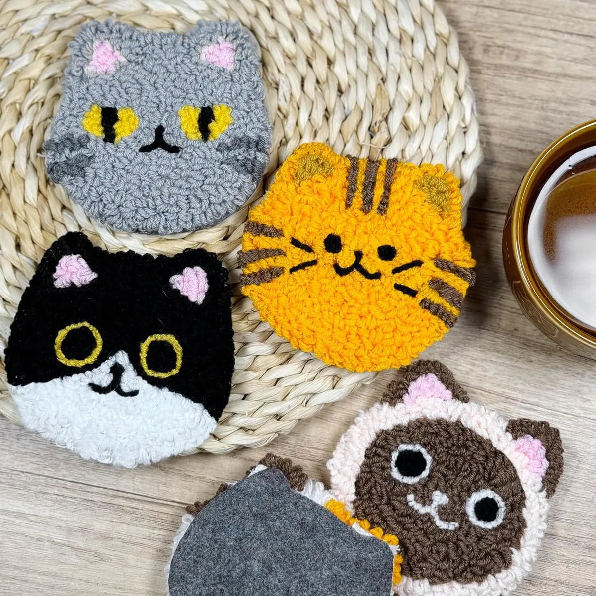Punch Needle Coaster Kit