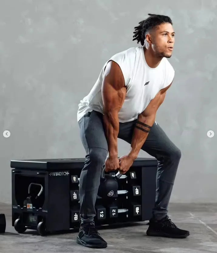Men's Quick-Dry Sleeveless Athletic Shirt
