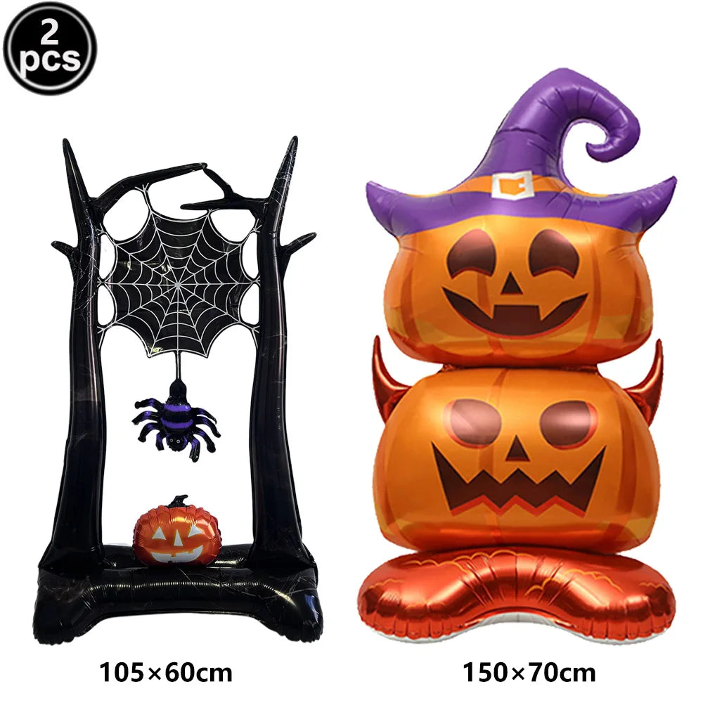Halloween Foil Balloons – Large Standing Haunted House Balloons