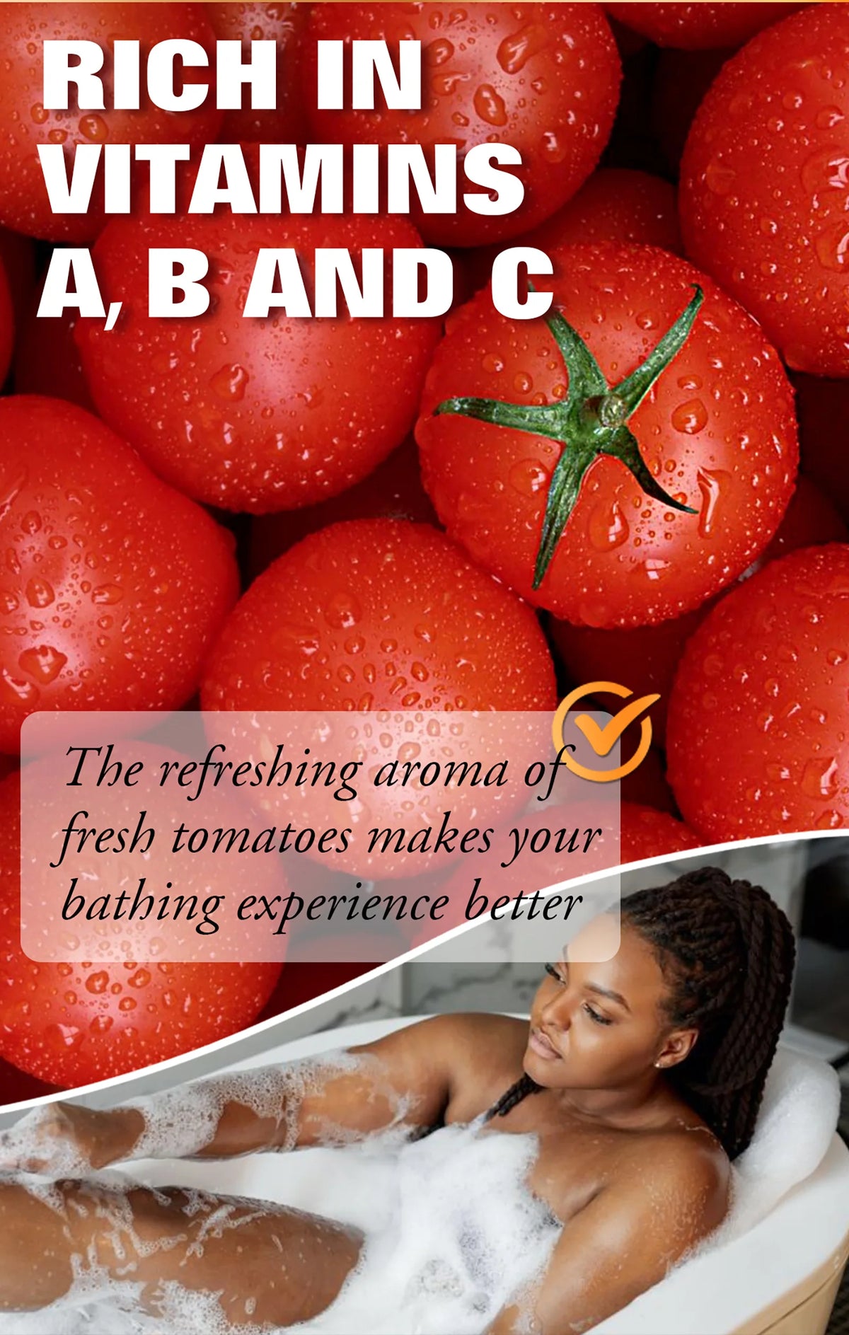 Organic Tomato Soap Bar — Deep Cleanse, Exfoliate & Moisturize