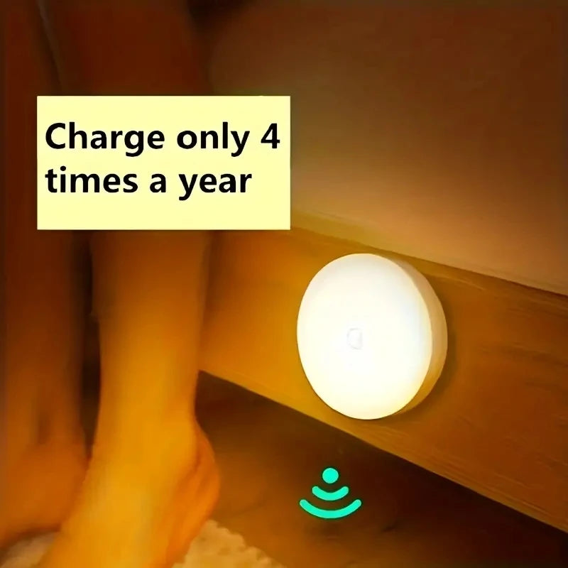 GlowSense Motion Sensor Night Light – Wireless LED Lamp for Bedroom, Hallway & Closet