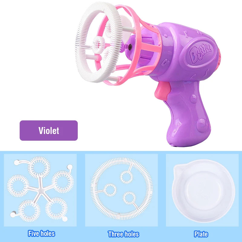 Automatic Bubble Gun – Fun Outdoor Bubble Blaster for Kids