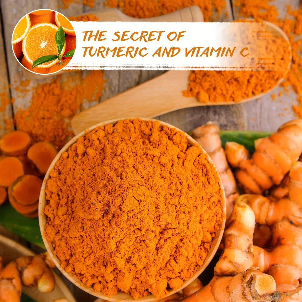 Turmeric Vitamin C Clay Mask – Deep Cleansing & Brightening Face Mask