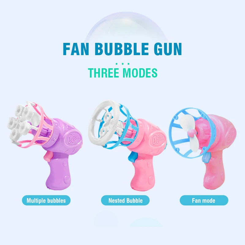Automatic Bubble Gun – Fun Outdoor Bubble Blaster for Kids