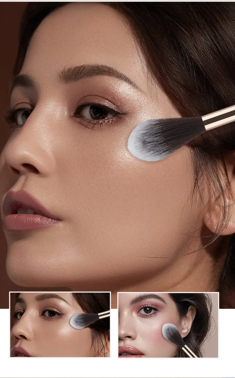 Professional Blush & Highlight Brush Set