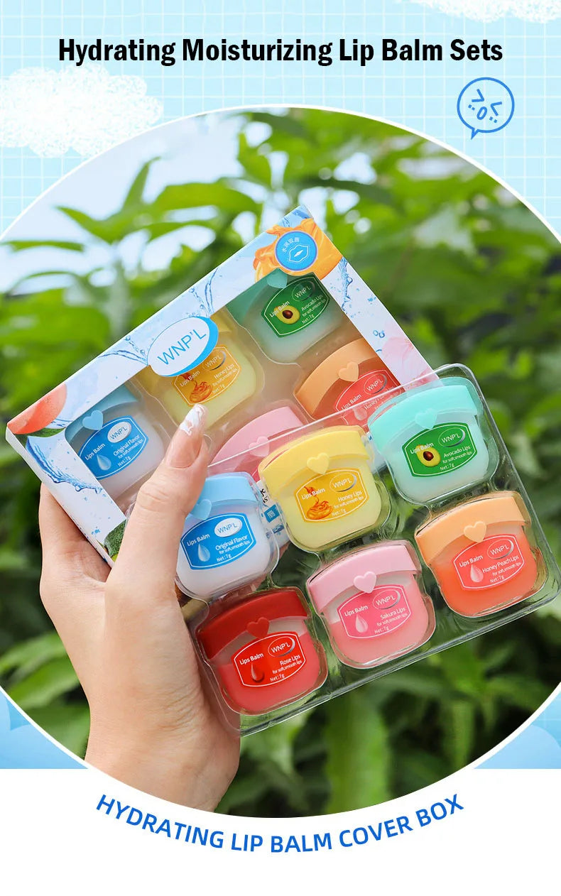 Moisturizing Lip Balm Set (4/6/8pcs)