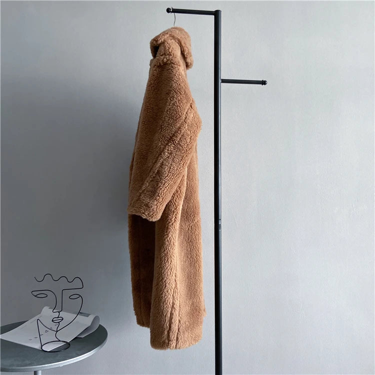 Women's Long Teddy Winter Coat