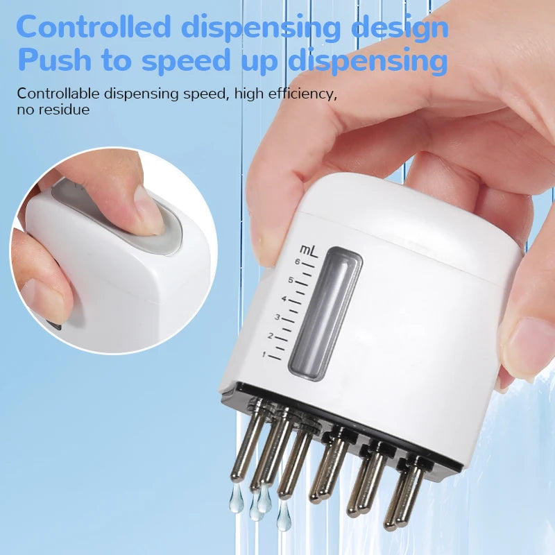 Electric Scalp Massager with Oil Applicator