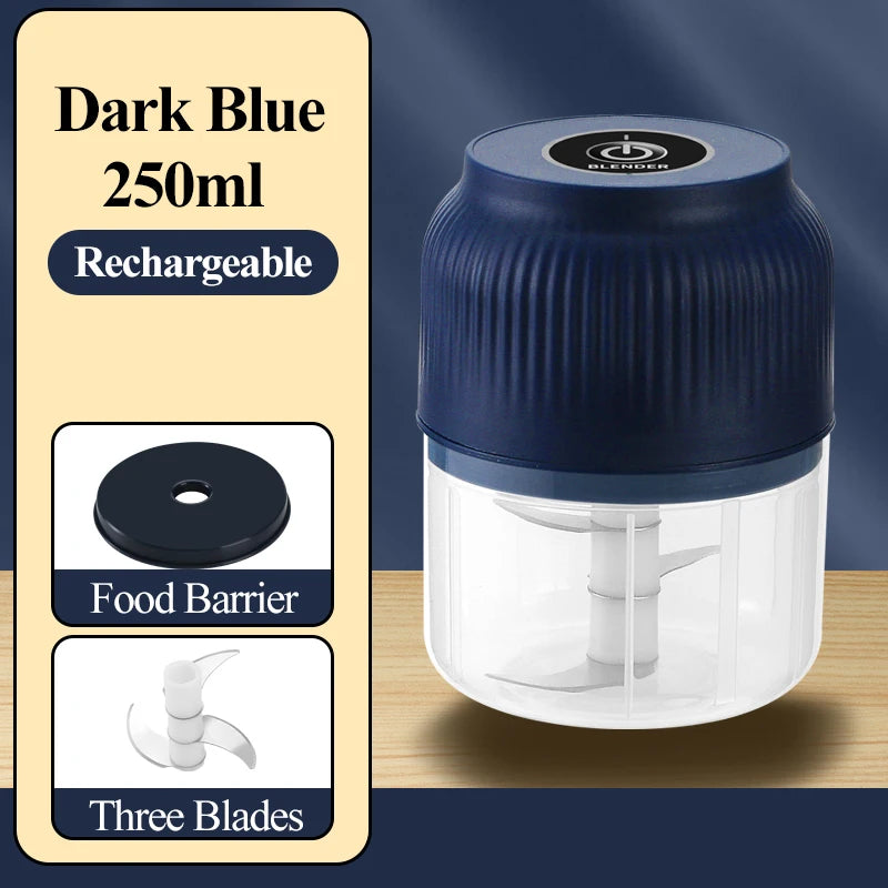 ChopPro 250ML USB Rechargeable Mini Electric Vegetable Chopper