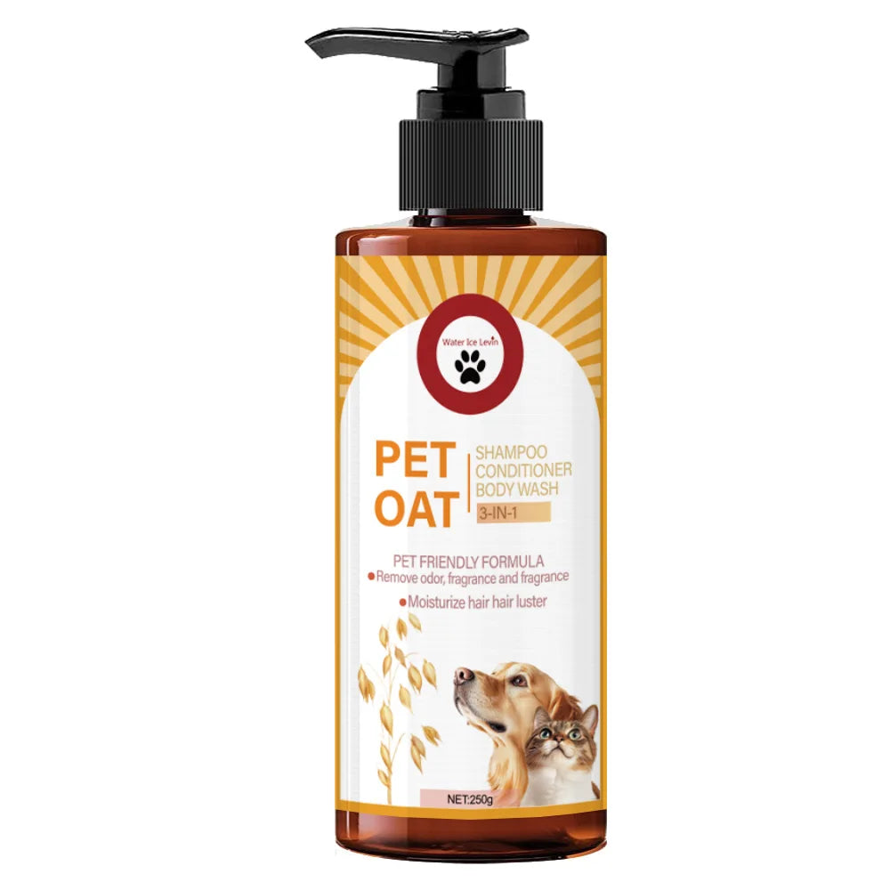 Gentle Deodorizing Pet Shampoo – Soft Coat Formula for Dogs & Cats