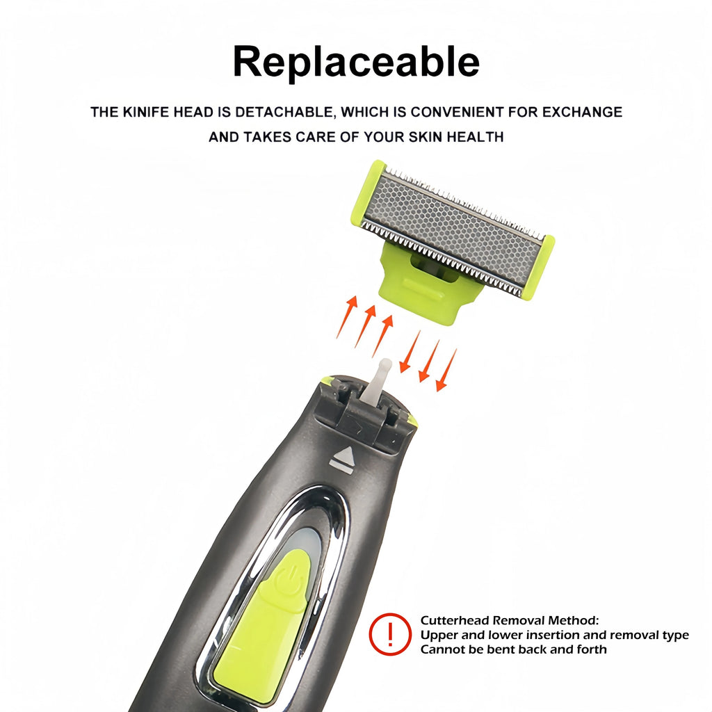 Men's Electric Portable Shaver – USB Rechargeable Trimmer