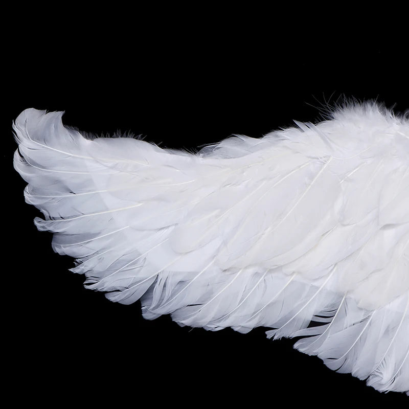 Angel Wings, Halo & Wand Costume Set – White Feather Cosplay Accessories