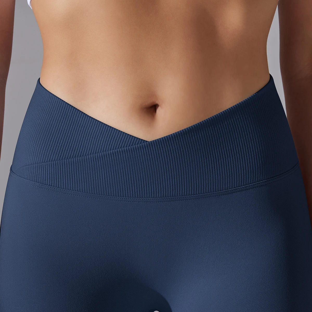 CrossWaist Seamless High-Waist Yoga Leggings
