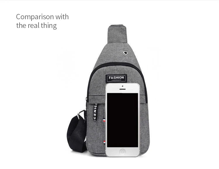 Men's Waterproof Large-Capacity Fanny Pack