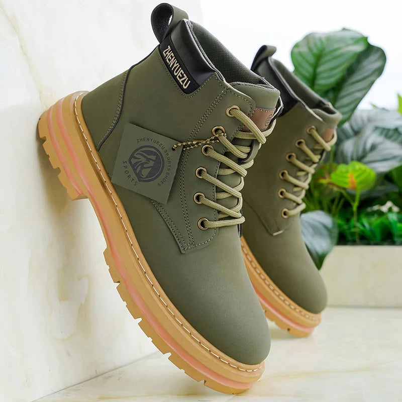 Men's Retro Short Boots