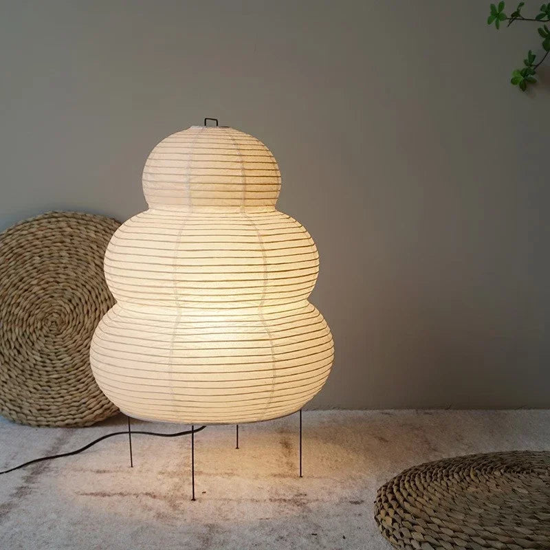 Akari Noguchi-Style Paper Table Lamp