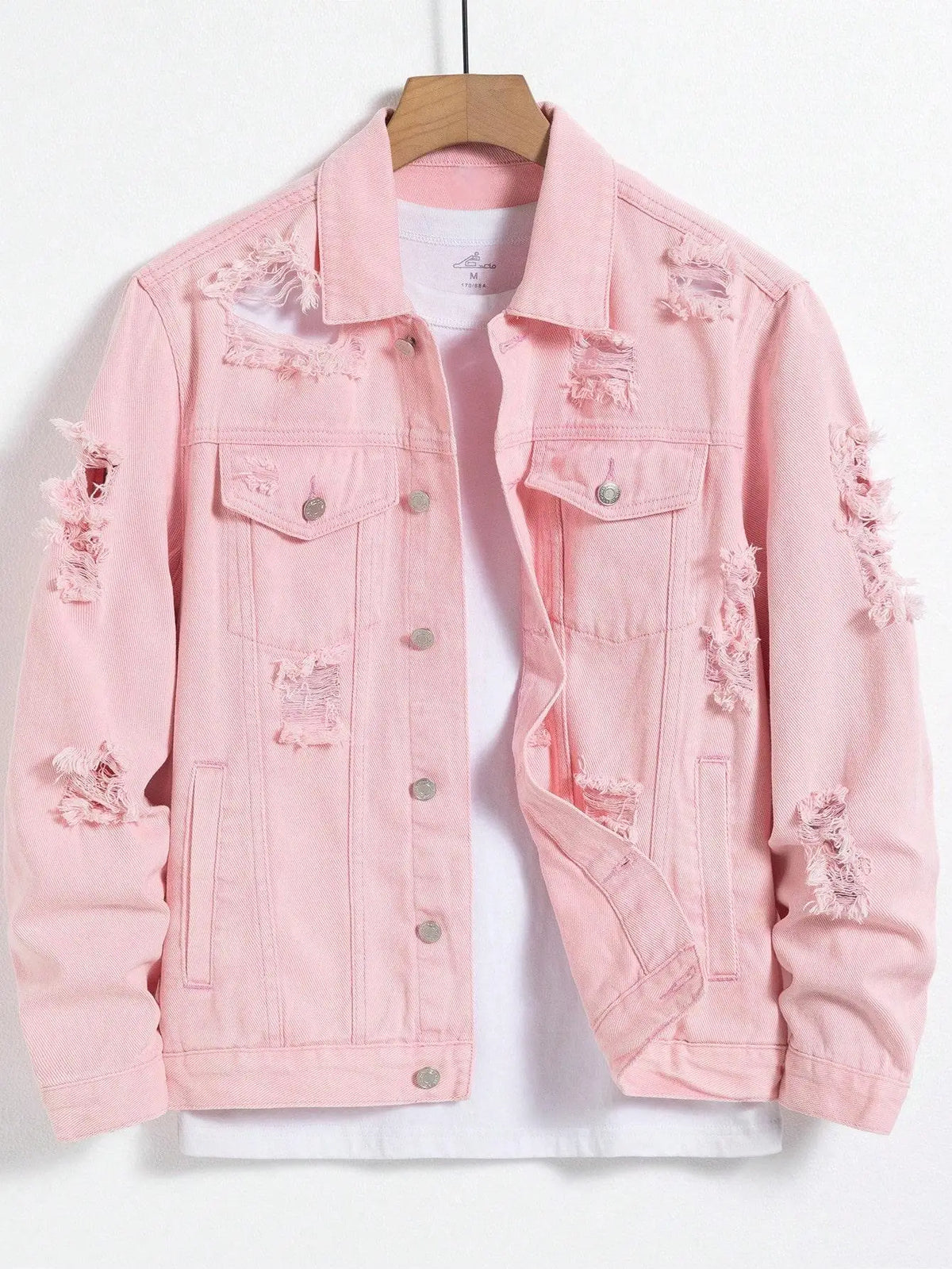 Men's Ripped Denim Jacket