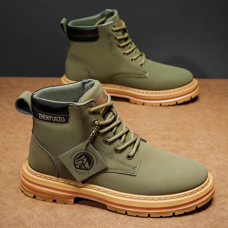 Men's Retro Short Boots