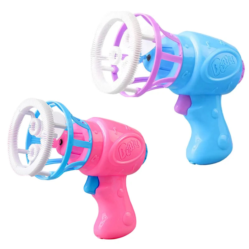 Automatic Bubble Gun – Fun Outdoor Bubble Blaster for Kids