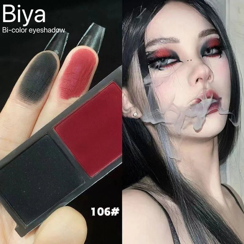 Biya 2-Color Matte Eyeshadow Palette