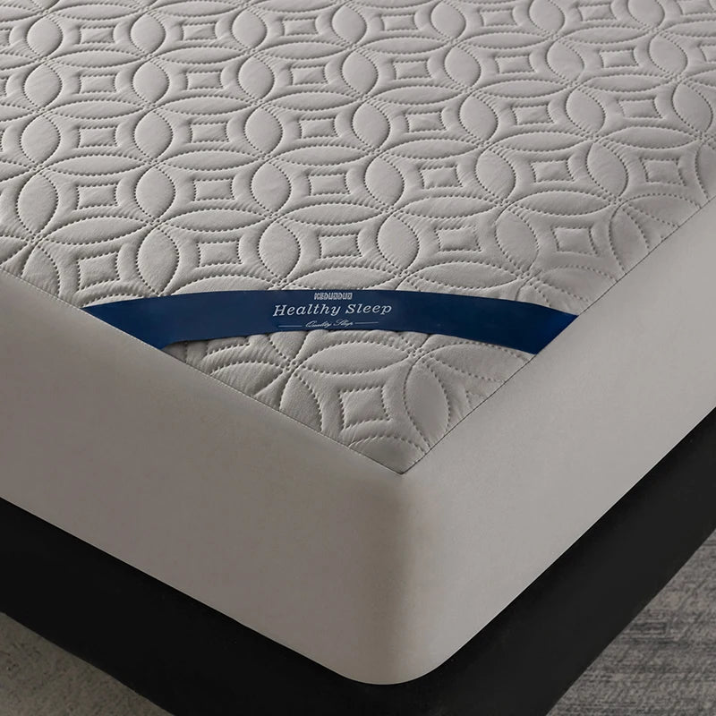 Waterproof Quilted Mattress Protector – Soft Breathable Deep-Pocket Fitted Style