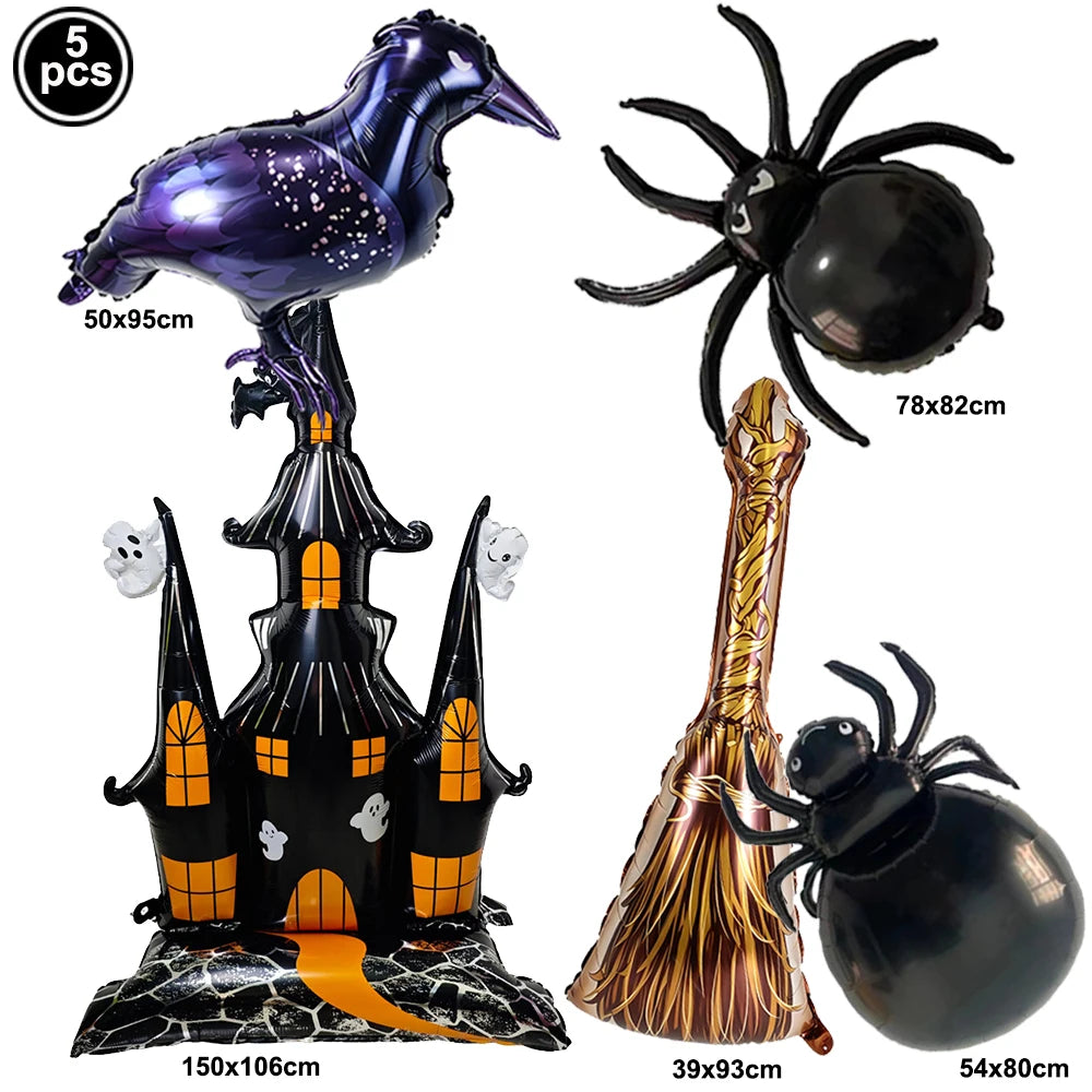 Halloween Foil Balloons – Large Standing Haunted House Balloons