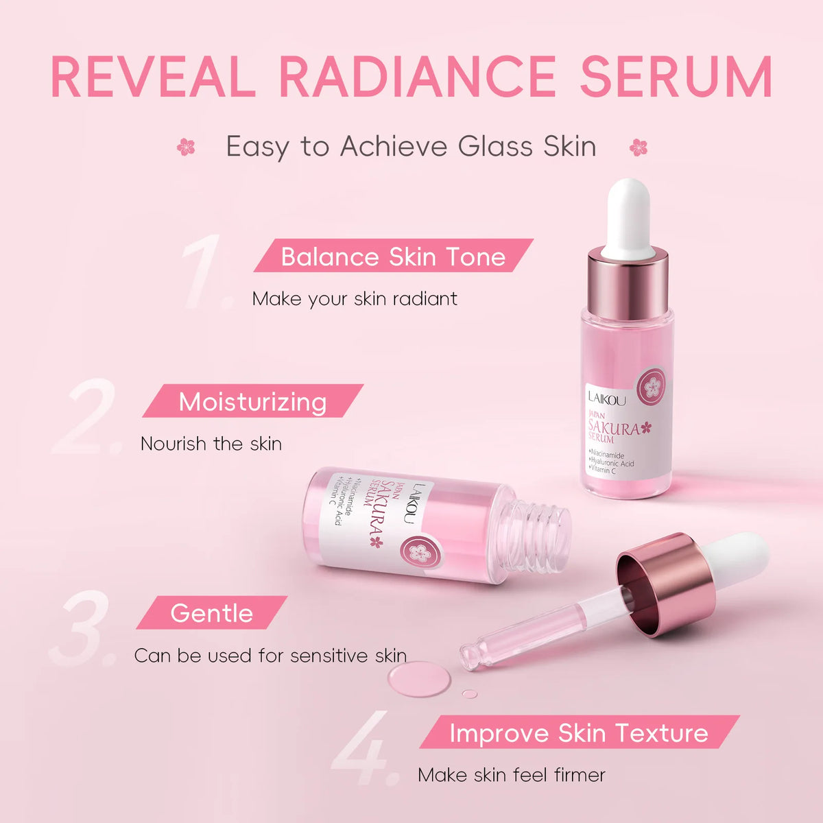 LAIKOU Sakura Face Serum