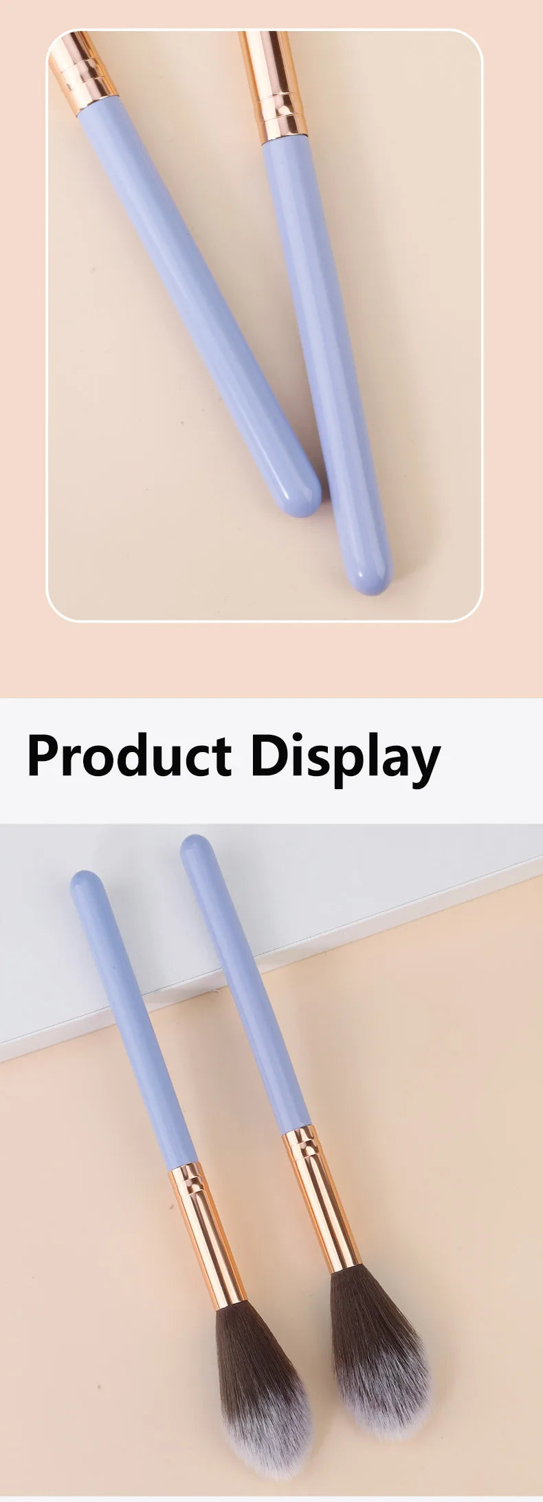 Professional Blush & Highlight Brush Set