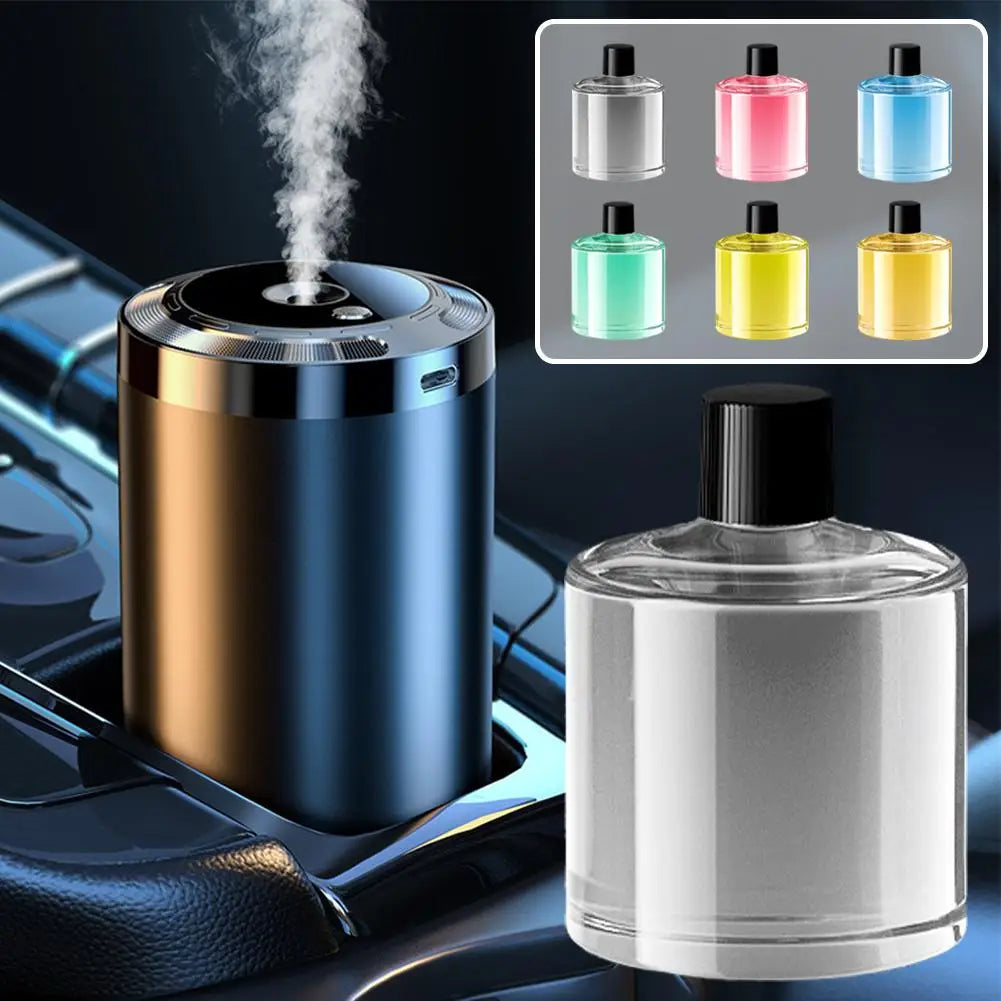 Starry Sky Car Air Freshener – Automatic Aromatherapy Diffuser with Ceiling Ambient Light (10 Scents)