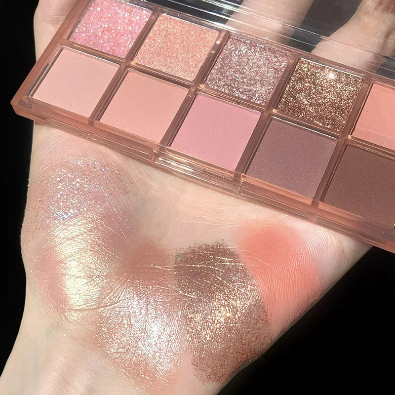 Ten-Color Matte Eyeshadow Palette