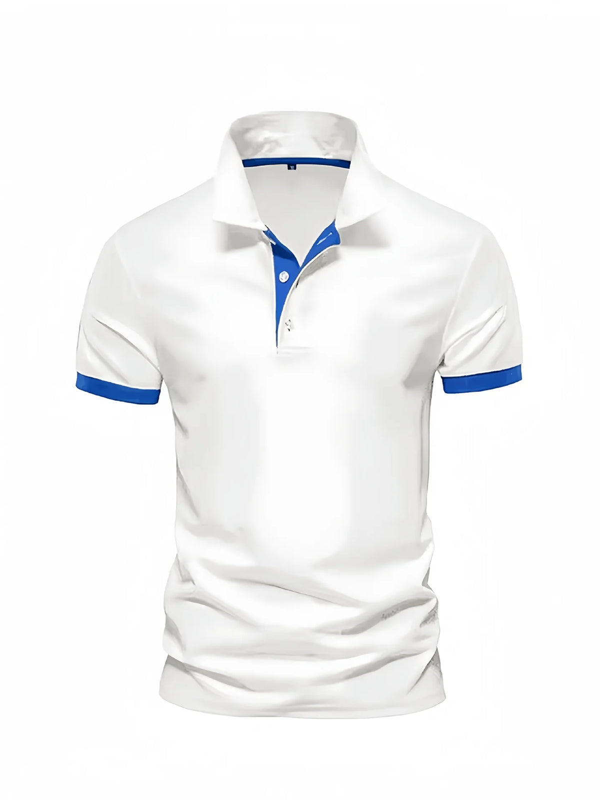 Men's Color Block Slim Fit Polo Shirt