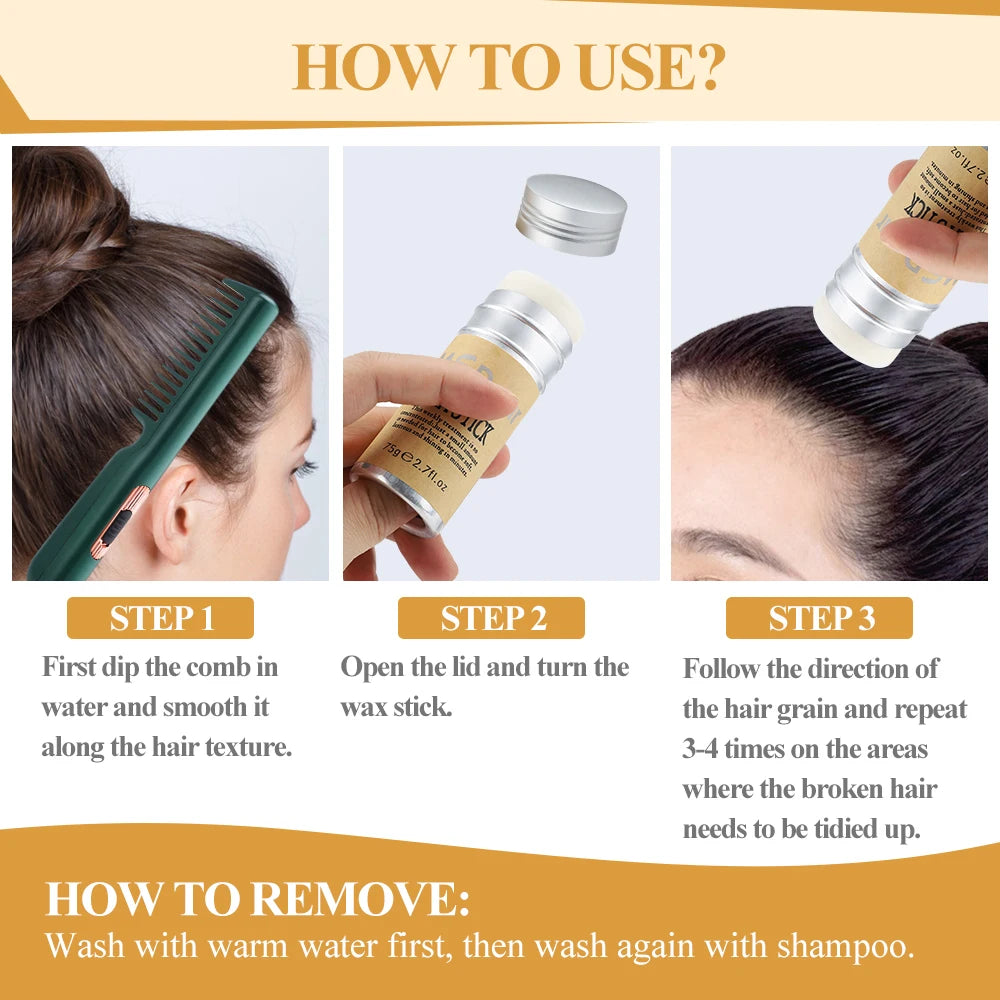 Men's Hair Wax Styling Stick