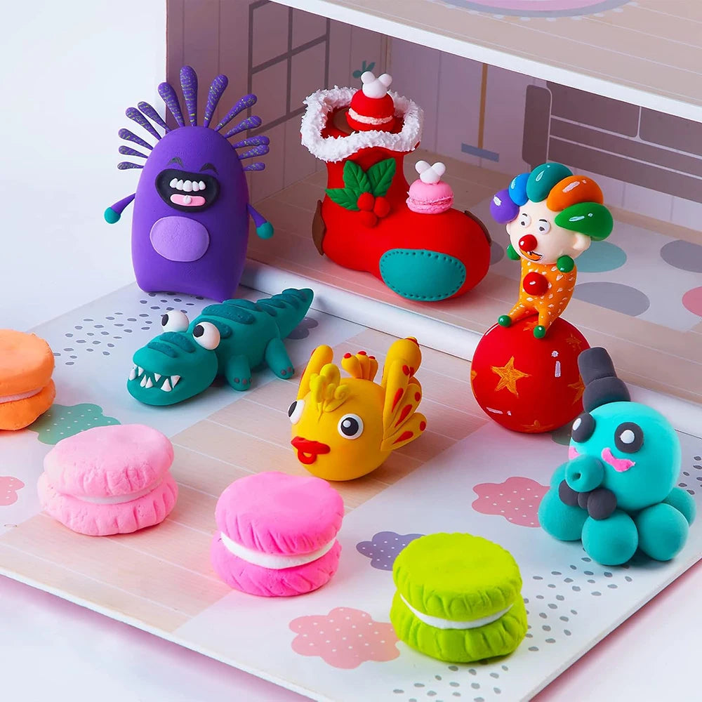 24-Color Air Dry Clay Kit