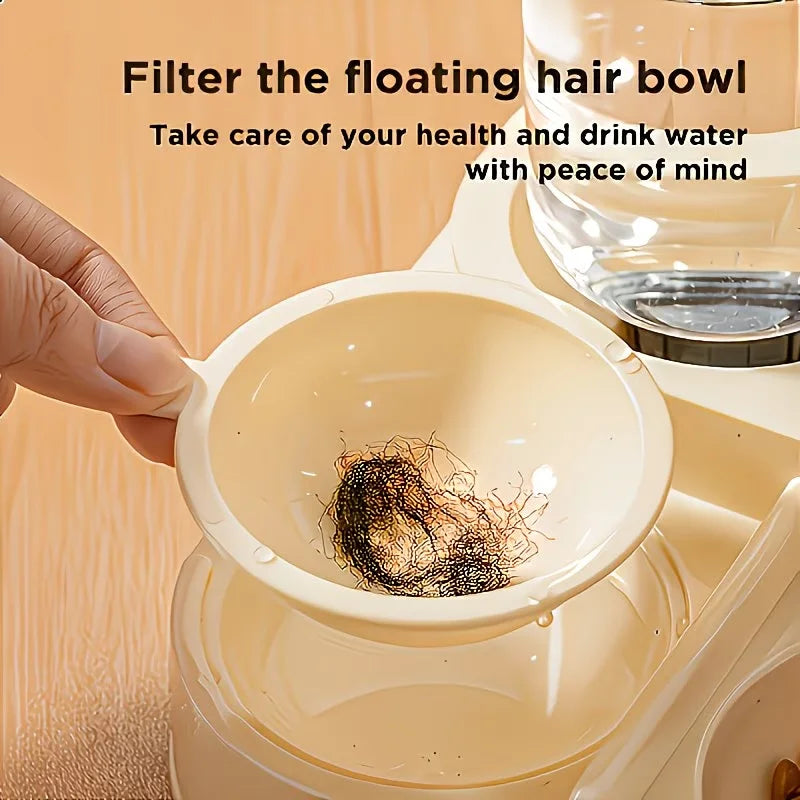 2-in-1 Pet Feeder & Water Dispenser – Dry/Wet Food Station